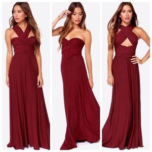 Burgundy Maxi Dress